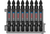 BOSCH Obojstranné bity PRO Impact s Pick and Click balením, PH2, 65 mm, 8 ks 2608522337