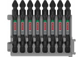 BOSCH Obojstranné bity PRO Impact s Pick and Click balením, PZ2, 65 mm, 8 ks 2608522338