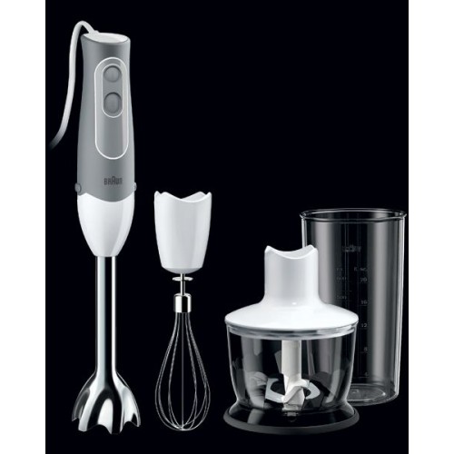 BRAUN Ponorný mixér Multiquick 5 MQ 535 Sauce, sivá/biela 41001245 BRAUN Ponorný mixér Multiquick 5 MQ 535 Sauce, sivá/biela 41001245