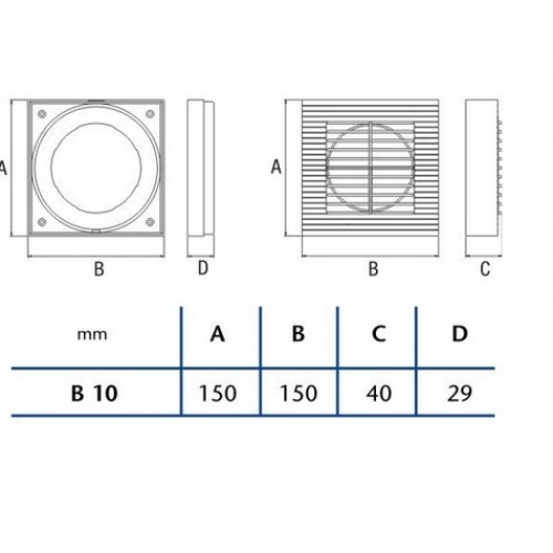 CATA Okenná súprava B-10 01910000 CATA Okenná súprava B-10 01910000
