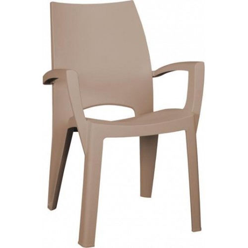 ALLIBERT SPRING záhradná stolička, 59 x 67 x 88 cm, Cappuccino 17186172