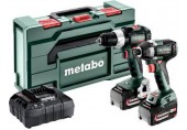 Metabo Combo Set 2.8.8 18V ( SSD 18 LT 200 BL+SB 18 LT BL+18 V/2x5,2 Ah) metaBOX 68520000