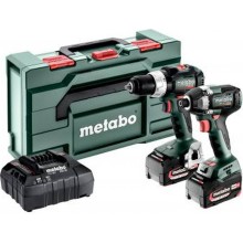 Metabo Combo Set 2.8.8 18V ( SSD 18 LT 200 BL+SB 18 LT BL+18 V/2x5,2 Ah) metaBOX 68520000