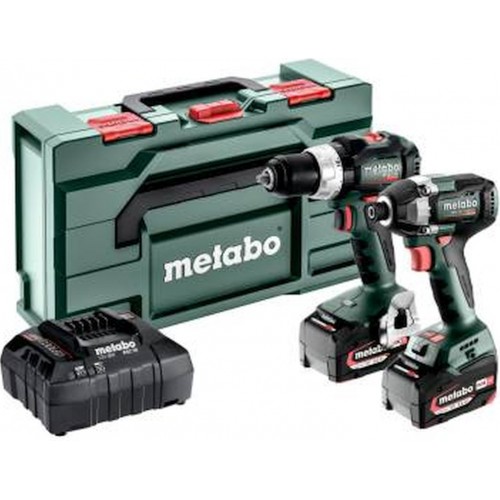 Metabo Combo Set 2.8.8 18V ( SSD 18 LT 200 BL+SB 18 LT BL+18 V/2x5,2 Ah) metaBOX 68520000