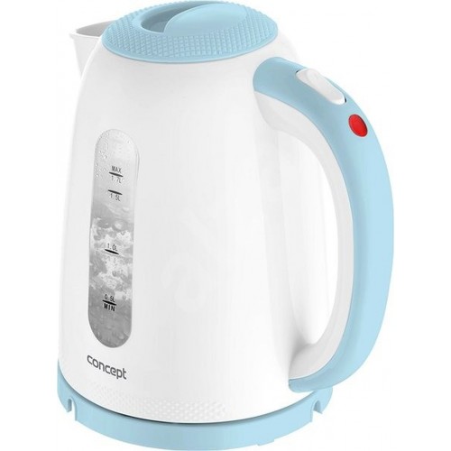 CONCEPT RK2333 Rýchlovarná kanvica plastová 1,7 l Palette, modrá rk2333 CONCEPT RK2333 Rýchlovarná kanvica plastová 1,7 l Palette, modrá rk2333