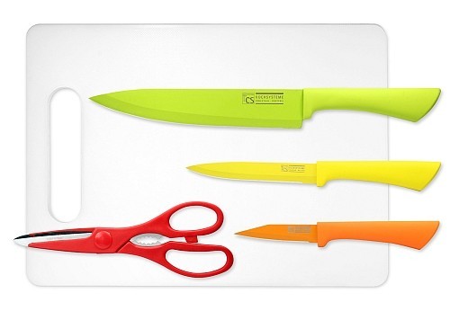 CS SOLINGEN Nôž s nepriľnavou čepeľou - sada s doskou 5 ks GOOD4U CS-035006 CS SOLINGEN Nôž s nepriľnavou čepeľou - sada s doskou 5 ks GOOD4U CS-035006