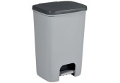 CURVER ESSENTIALS 40L Odpadkový kôš, antracit/silver 00760-686