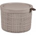 CURVER JUTE 2L Košík okrúhly 17 x 17 x 13 cm, taupe 01903-382