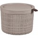 CURVER JUTE 2L Košík okrúhly 17 x 17 x 13 cm, taupe 01903-382