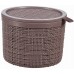 CURVER JUTE 2L Košík okrúhly 17 x 17 x 13 cm, hnedý 01903-J28