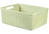 CURVER JUTE M 12L Košík 36 x 28 x 15 cm, béžový 01905-885