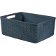 CURVER JUTE M 12L Košík 36 x 28 x 15 cm, tmavo sivý 01905-G44