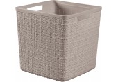 CURVER JUTE 17L Košík kocka 28 x 28 x 27 cm, taupe 01906-382