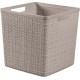 CURVER JUTE 17L Košík kocka 28 x 28 x 27 cm, taupe 01906-382