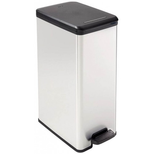 CURVER SLIM BIN 40L Odpadkový kôš 25 x 39,3 x 60,7 cm strieborný 02340-582