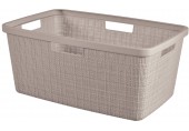 CURVER JUTE 46L Kôš na čistú bielizeň 59 x 39 x 26 cm, taupe 08091-308