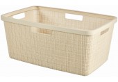 CURVER JUTE 46L Kôš na čistú bielizeň 59 x 39 x 26 cm, béžový 08091-885