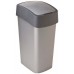 CURVER FLIP BIN 45L Odpadkový kôš 65,3 x 29,4 x 37,6 cm strieborná/sivá 02172-686