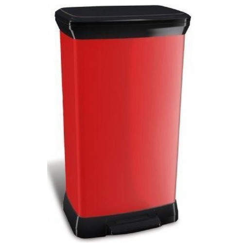CURVER DECO BIN 50L Odpadkový kôš 39 x 29 x 73 cm červený 02162-931