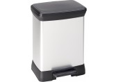 CURVER DECO BIN DUO 18L+10L Odpadkový kôš 29 x 39 x 50,5 cm strieborný 02165-582