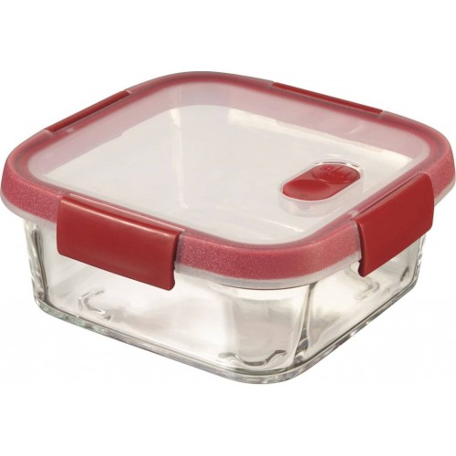 CURVER SMART COOK 0,7L dóza 15x15x7cm Transparent/červená 00115-472