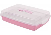 CURVER PARTY BOX s poklopom 45 x 29,5 x 11,1 cm ružový 00415-X51