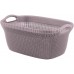 CURVER KNIT 40L Kôš na čistú bielizeň 60x27x39cm sv.fialová 03677-X69