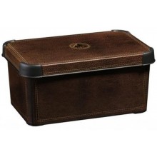CURVER LEATHER S box úložný dekoratívny 29,5 x 19,5 x 13,5 cm hnedý 04710-D12