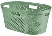 CURVER INFINITY DOTS 39L Kôš na čistú bielizeň 59 x 38 x 27 cm, zelený 04755-S86