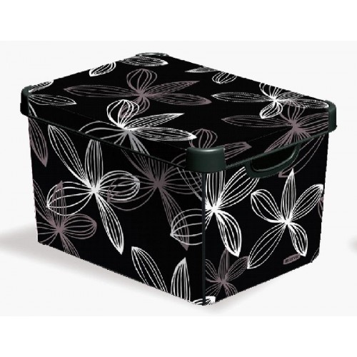 CURVER box úložný dekoratívny S BLACK LILY, 13,5 x 29,5 x 19,5 cm, 04710-D66
