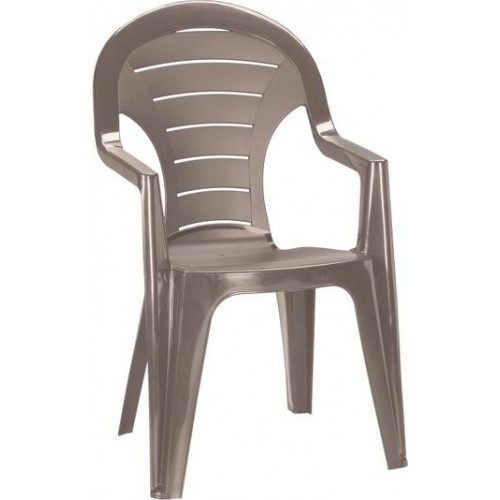 ALLIBERT BONAIRE Záhradná stolička, 56 x 57 x 92 cm, cappuccino 17180277