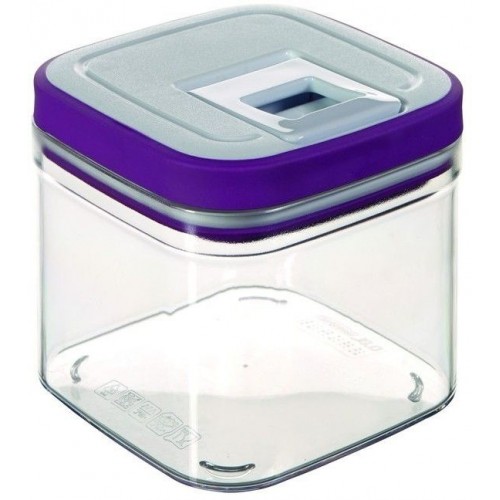 CURVER dóza na potraviny GRAND CHEF CUBE, 12 x 12 x 10 cm, 0,8 l, fialová, 03030-955 CURVER dóza na potraviny GRAND CHEF CUBE, 12 x 12 x 10 cm, 0,8 l, fialová, 03030-955