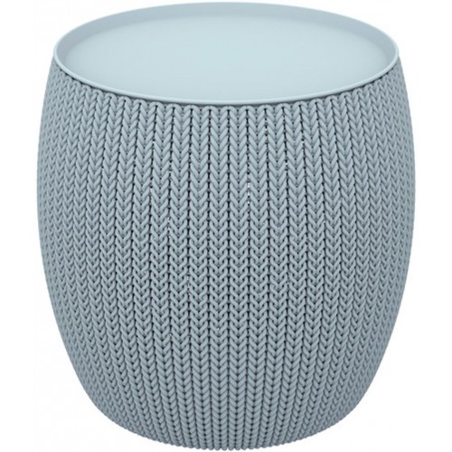 KETER KNIT stolík s úložným priestorom, 40,6 x 40,6 x 41,4 cm, modrá 17203083 KETER KNIT stolík s úložným priestorom, 40,6 x 40,6 x 41,4 cm, modrá 17203083