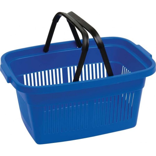 CURVER Nákupný košík plastový, 47 x 23 x 31,5 cm, modrá, 02686-287