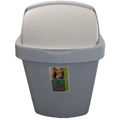 CURVER Odpadkový kôš ROLL TOP, 40,7 x 30,6 x 72,7 cm, 50 l, luna, 03977-856