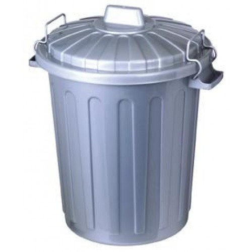 CURVER Popolnice CHARLIE, 43 x 57 cm, 46 l, strieborná, 04126-108