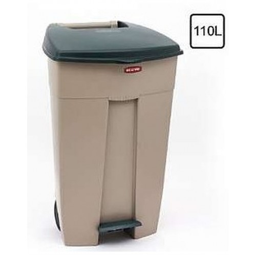 CURVER popolnice 110 l béžová / zelená R034719