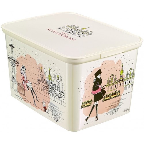 CURVER Úložný box AMSTERDAM L Miss St Petersburg, 40 x 30 x 24 cm, 04730-M34 CURVER Úložný box AMSTERDAM L Miss St Petersburg, 40 x 30 x 24 cm, 04730-M34