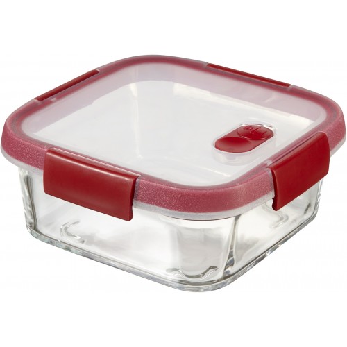 CURVER SMART COOK 0,7L dóza 15 x 15 x 7 cm transparentná/červená 00115-472 CURVER SMART COOK 0,7L dóza 15 x 15 x 7 cm transparentná/červená 00115-472