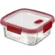 CURVER SMART COOK 0,7L dóza 15 x 15 x 7 cm transparentná/červená 00115-472