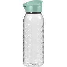 CURVER DOTS 0,45L Fľaša na pitie 20 x 6,4 cm transparentná/svetlozelená 00280-Q19