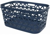 CURVER OCEANA 45L Kôš na čistú bielizeň 57,1 × 37,1 × 27,1 cm, modrý 00521-Z99