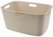 CURVER SOFTEX 45L Kôš na čistú bielizeň 39,7 x 59,4 x 27,4 cm, béžový 00572-Z67