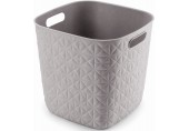 CURVER SOFTEX 15L Košík kocka 27,9 x 27,9 x 26,9 cm, sivý 00573-Z70