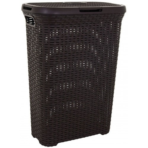 CURVER STYLE 40L Kôš na špinavú bielizeň 44,8 x 61,5 x 26,5 cm, tmavo hnedý 00709-210