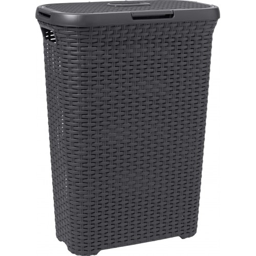 CURVER STYLE 40L Kôš na špinavú bielizeň 44,8 x 61,5 x 26,5 cm, tmavo sivý 00709-308 CURVER STYLE 40L Kôš na špinavú bielizeň 44,8 x 61,5 x 26,5 cm, tmavo sivý 00709-308
