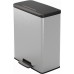 CURVER DECO BIN 65L Odpadkový kôš 48,6 x 31,6 x 61,5 cm strieborný 01128-C70