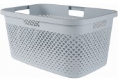 CURVER PURE 47L Kôš na čistú bielizeň 60 x 40 x 28 cm, modrá 01917-126