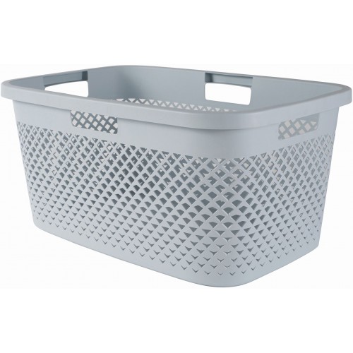 CURVER PURE 47L Kôš na čistú bielizeň 60 x 40 x 28 cm, modrá 01917-126