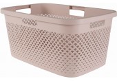 CURVER PURE 47L Kôš na čistú bielizeň 60 x 40 x 28 cm, ružová 01917-Q70